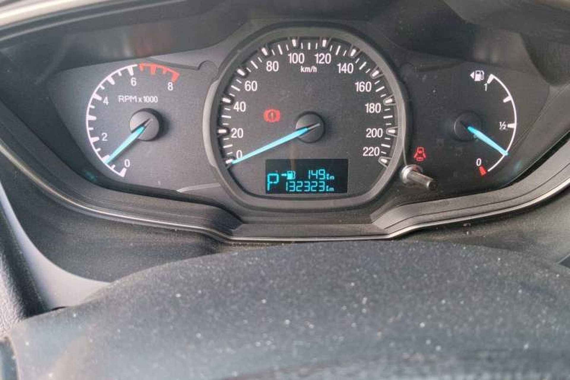 Used Ford Escort 2017 1.5L Automatic Comfort Model Odometer Close Up