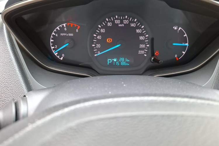 Used Ford Escort 2017 Revised Version 1.5L Automatic Comfort Edition Odometer Close Up