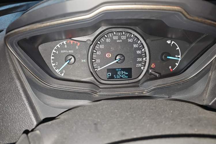 Used Ford Escort 2017 Revised Version 1.5L Automatic Comfort Edition Odometer Close Up