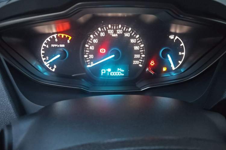 Used Ford Escort 2017 1.5L Automatic Comfort Model Odometer Close Up