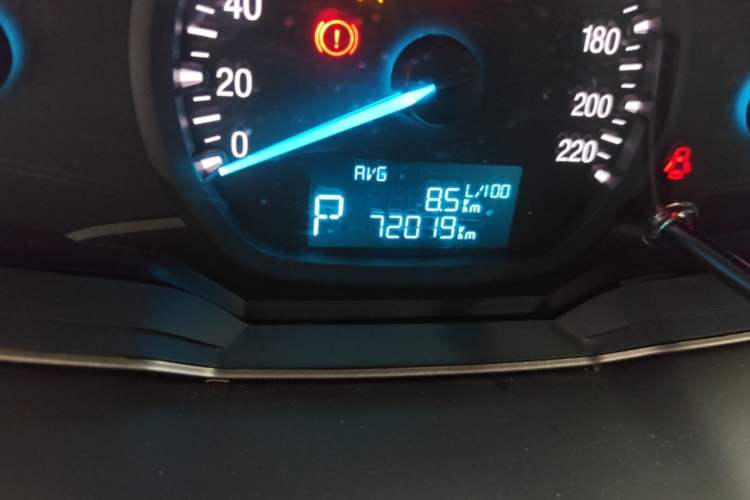 Used Ford Escort 2017 1.5L Automatic Comfort Model Odometer Close Up