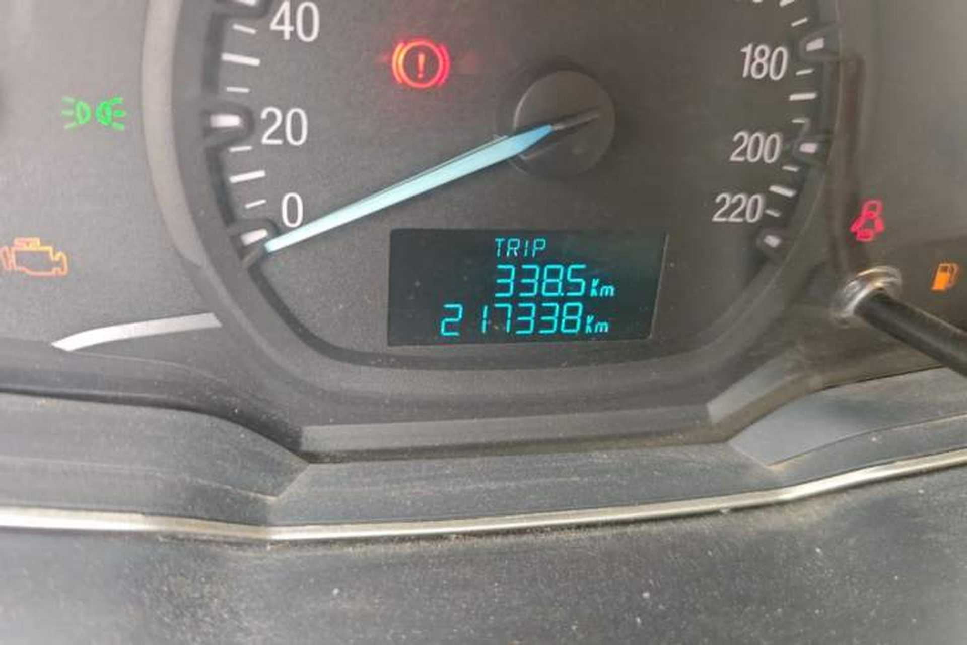 Used Ford Escort 2017 1.5L Manual Comfort Model Odometer Close Up