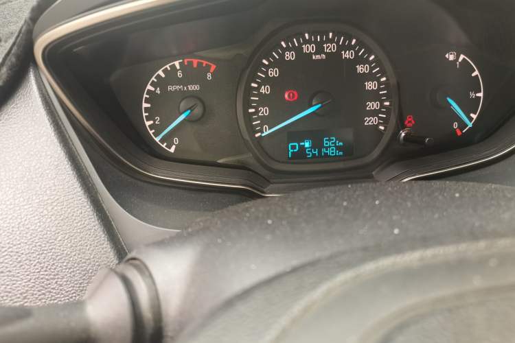 Used Ford Escort 2017 1.5L Automatic Comfort Model Odometer Close Up