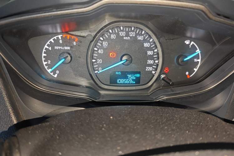 Used Ford Escort 2017 Revised Version 1.5L Manual Comfort Edition Odometer Close Up