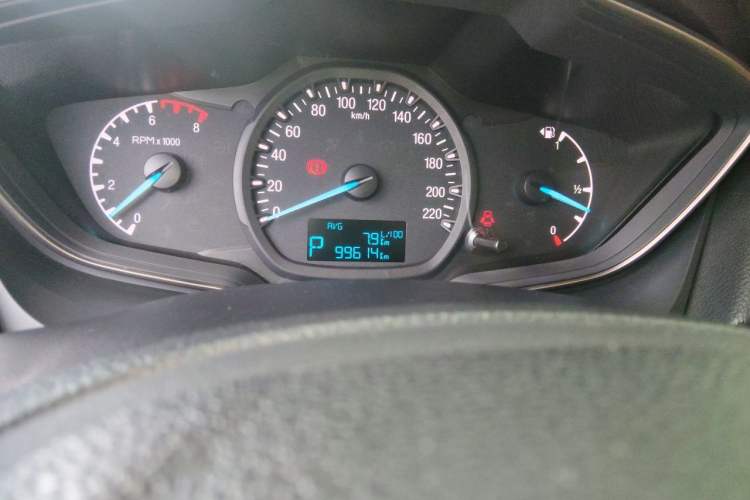 Used Ford Escort 2017 Revised Version 1.5L Automatic Comfort Edition Odometer Close Up