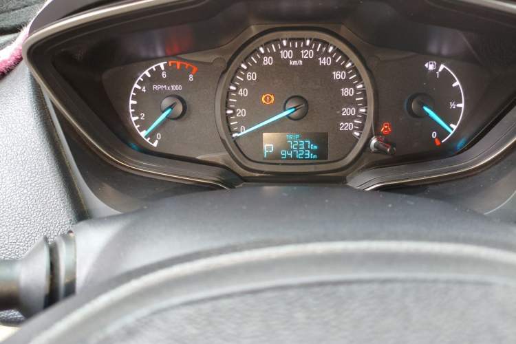 Used Ford Escort 2017 1.5L Automatic Comfort Model Odometer Close Up