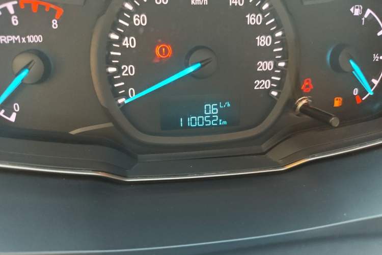 Used Ford Escort 2017 Revised Version 1.5L Manual Comfort Edition Odometer Close Up