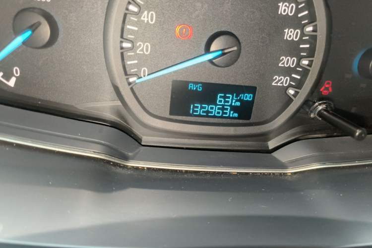 Used Ford Escort 2017 1.5L Manual Comfort Model Odometer Close Up