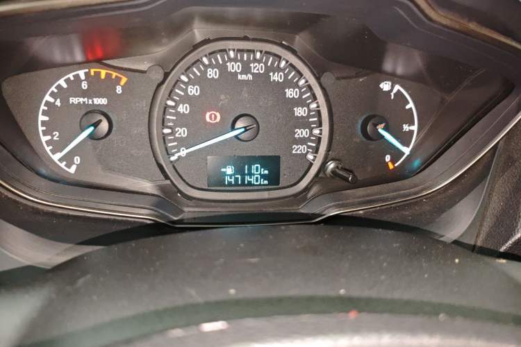 Used Ford Escort 2017 Revised Version 1.5L Manual Comfort Edition Odometer Close Up