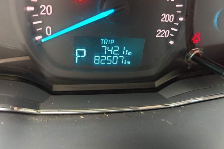 Used Ford Escort 2017 Happiness Edition 1.5L Automatic Fashion Version Odometer Close Up