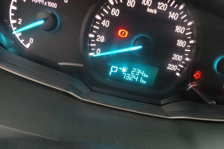 Used Ford Escort 2017 1.5L Automatic Comfort Model Odometer Close Up