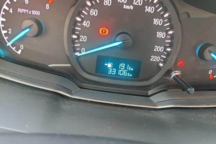 Used Ford Escort 2017 Revised Version 1.5L Manual Comfort Edition Odometer Close Up