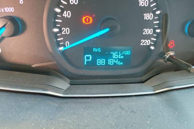 Used Ford Escort 2017 1.5L Automatic Comfort Model Odometer Close Up