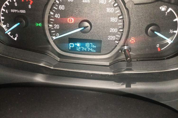 Used Ford Escort 2017 1.5L Automatic Comfort Model Odometer Close Up