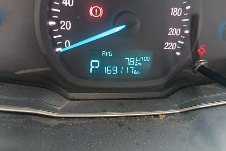 Used Ford Escort 2017 1.5L Automatic Comfort Model Odometer Close Up