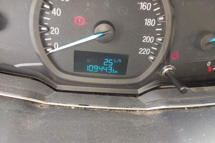 Used Ford Escort 2017 1.5L Manual Comfort Model Odometer Close Up