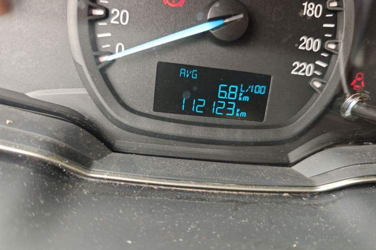Used Ford Escort 2017 1.5L Manual Comfort Model Odometer Close Up