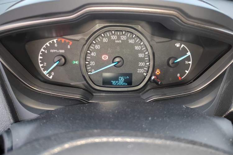 Used Ford Escort 2017 1.5L Manual Comfort Model Odometer Close Up