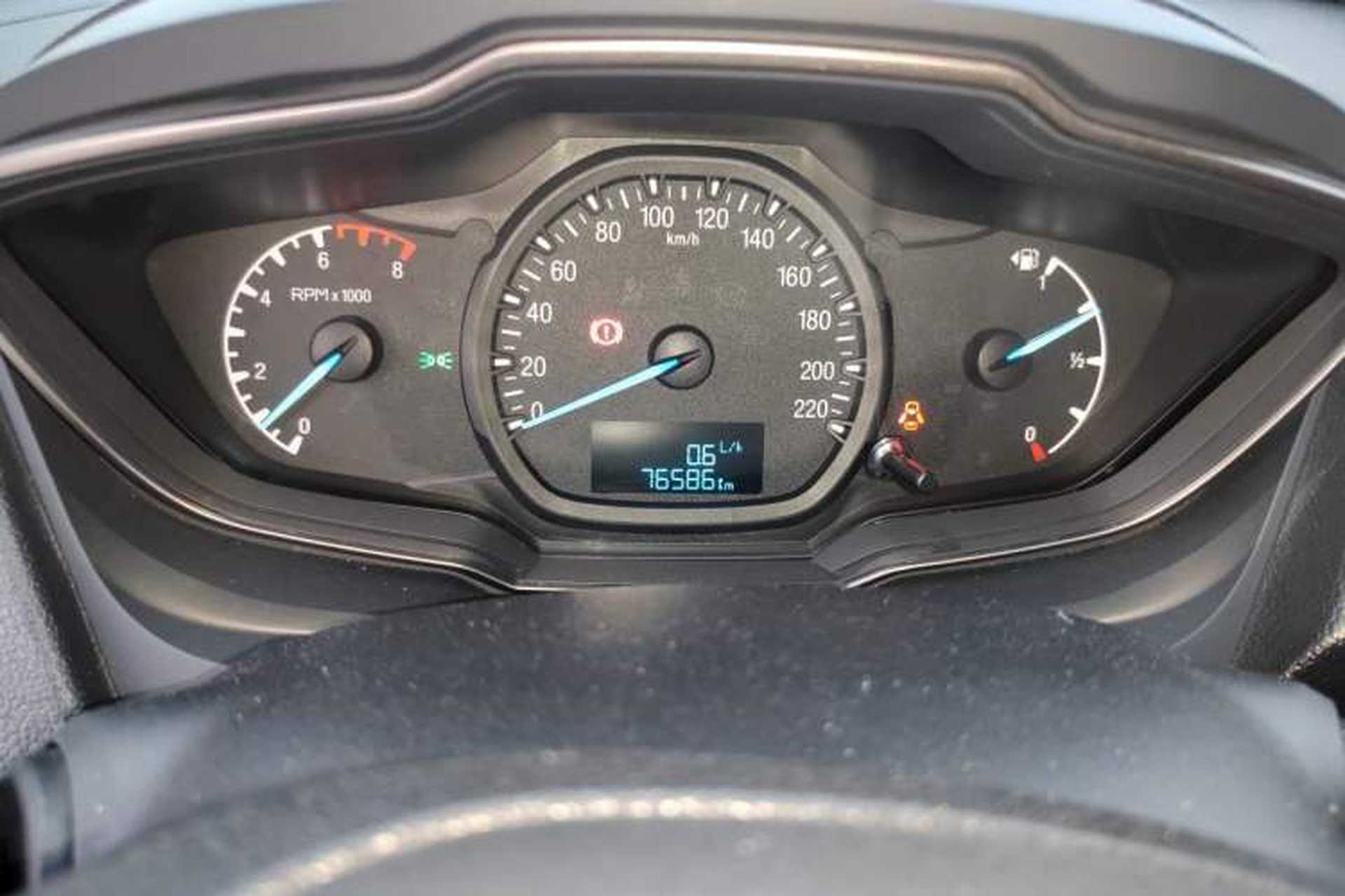 Used Ford Escort 2017 1.5L Manual Comfort Model Odometer Close Up
