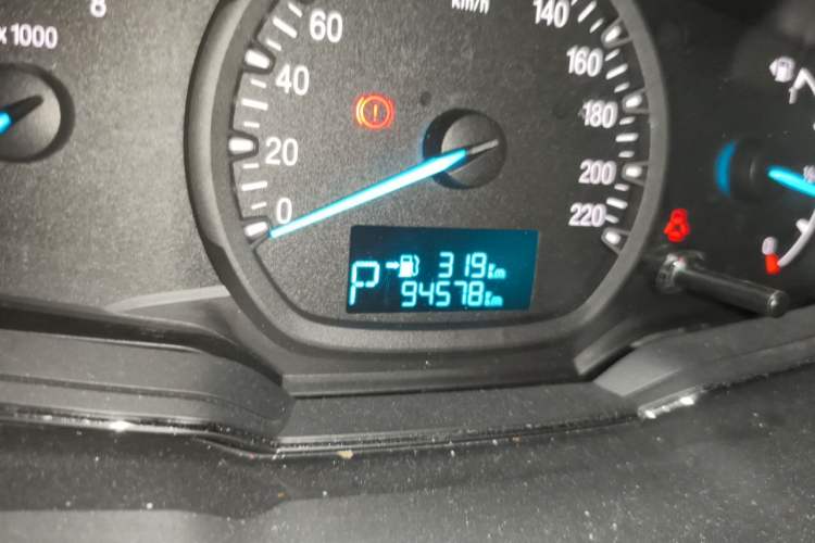 Used Ford Escort 2017 Happiness Edition 1.5L Automatic Fashion Version Odometer Close Up