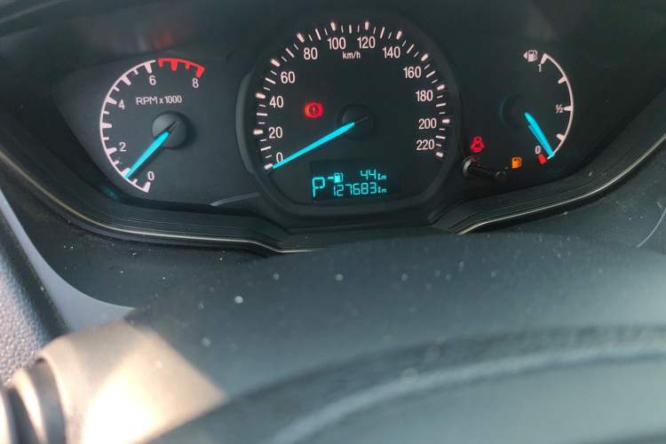 Used Ford Escort 2017 1.5L Automatic Comfort Model Odometer Close Up