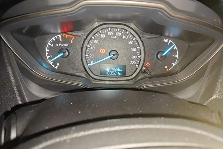 Used Ford Escort 2017 1.5L Manual Comfort Model Odometer Close Up