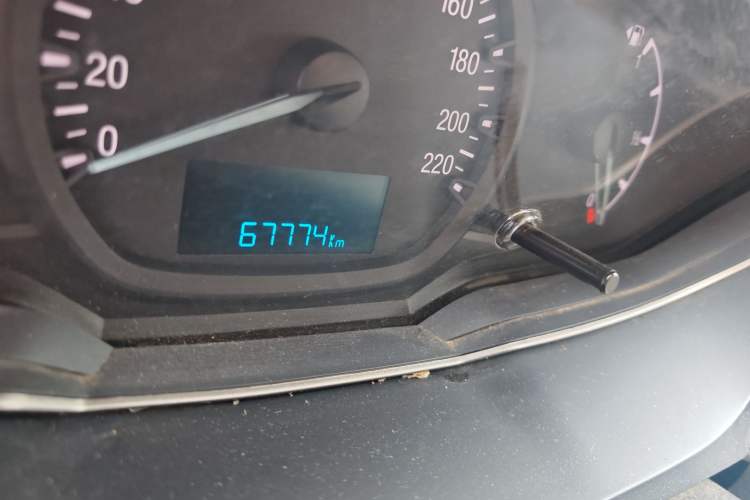 Used Ford Escort 2017 1.5L Manual Comfort Model Odometer Close Up
