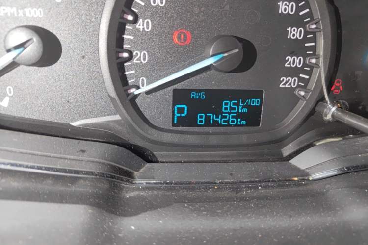 Used Ford Escort 2017 Happiness Edition 1.5L Automatic Fashion Version Odometer Close Up