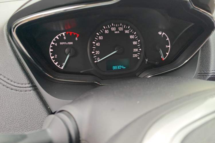 Used Ford Escort 2017 Happiness Edition 1.5L Automatic Fashion Version Odometer Close Up