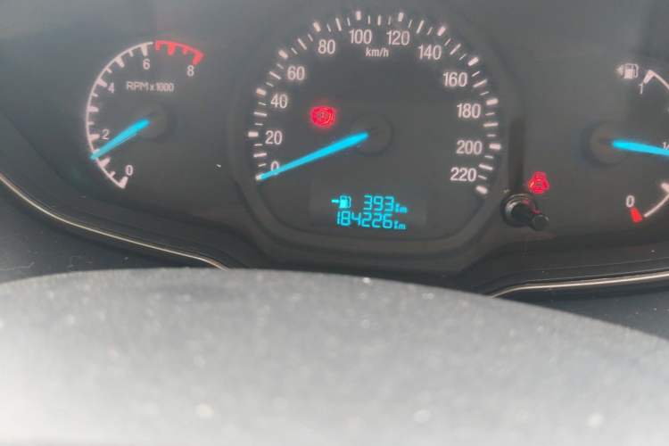 Used Ford Escort 2017 1.5L Manual Comfort Model Odometer Close Up