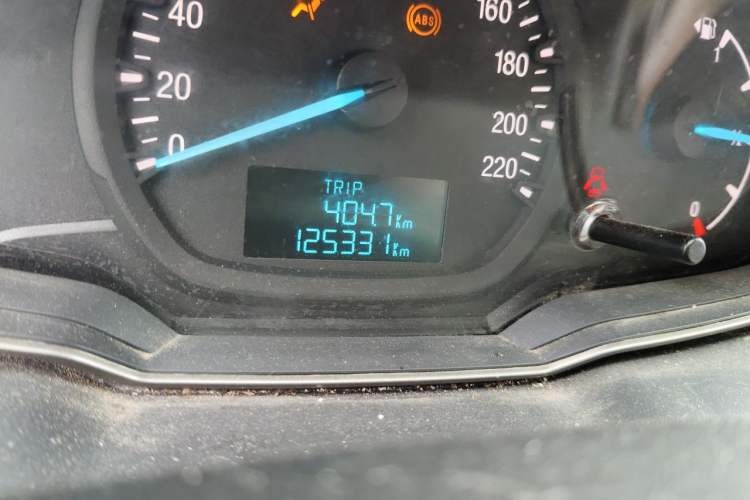 Used Ford Escort 2017 1.5L Manual Comfort Model Odometer Close Up