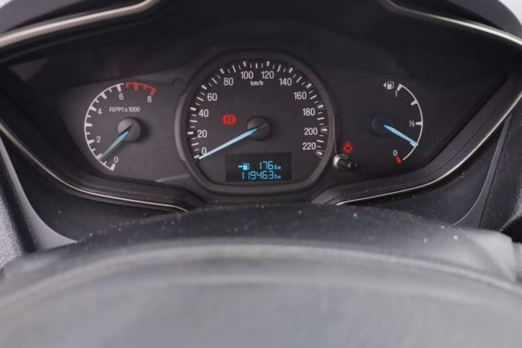 Used Ford Escort 2017 1.5L Manual Comfort Model Odometer Close Up