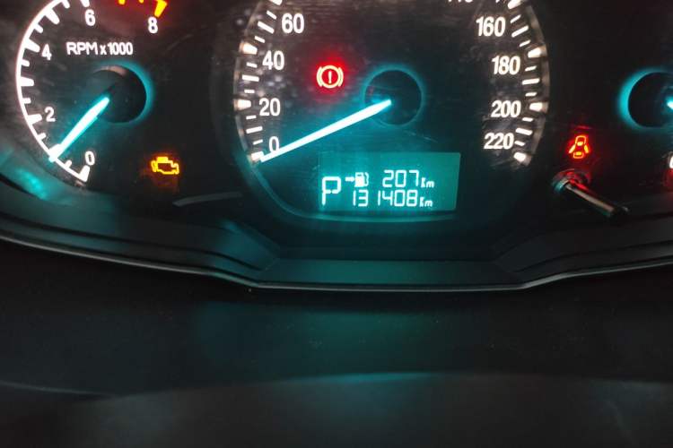 Used Ford Escort 2017 1.5L Automatic Comfort Model Odometer Close Up