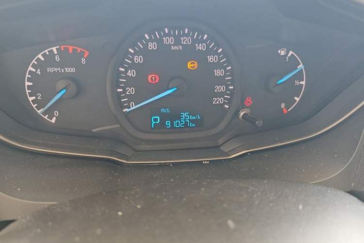 Used Ford Escort 2017 Revised Version 1.5L Automatic Comfort Edition Odometer Close Up
