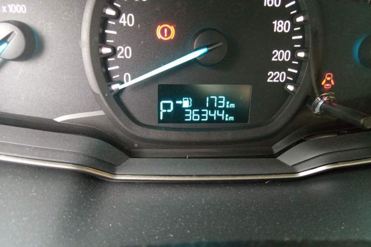 Used Ford Escort 2017 1.5L Automatic Comfort Model Odometer Close Up