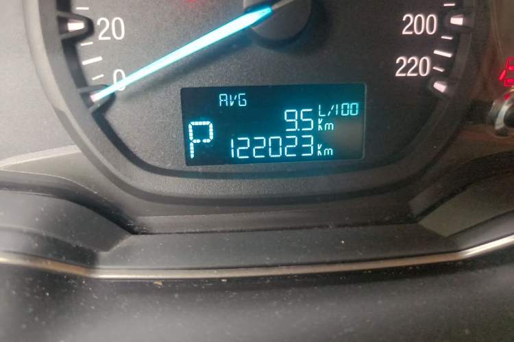 Used Ford Escort 2017 1.5L Automatic Comfort Model Odometer Close Up
