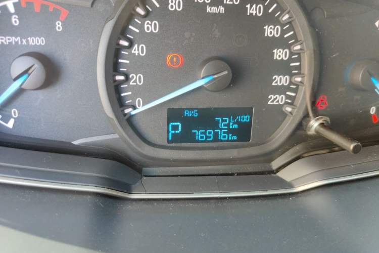 Used Ford Escort 2017 Revised Version 1.5L Automatic Comfort Edition Odometer Close Up