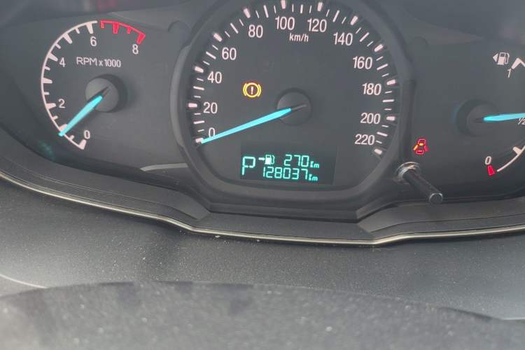 Used Ford Escort 2017 1.5L Automatic Comfort Model Odometer Close Up