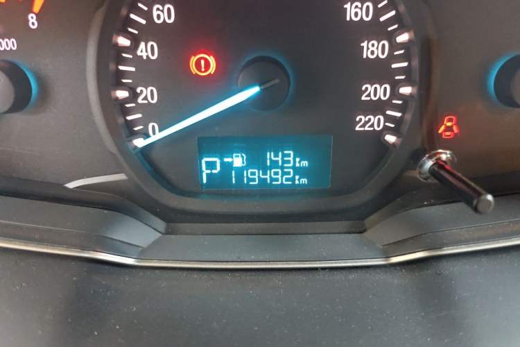 Used Ford Escort 2017 1.5L Automatic Comfort Model Odometer Close Up