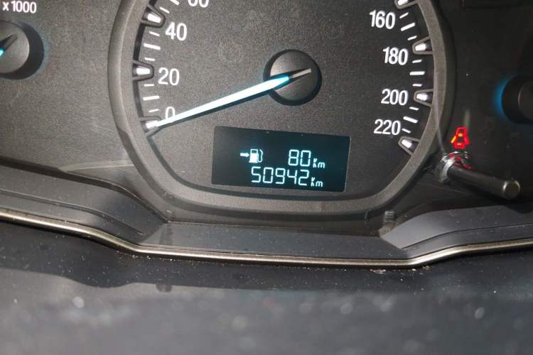 Used Ford Escort 2017 Revised Version 1.5L Manual Comfort Edition Odometer Close Up