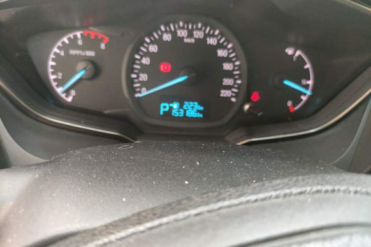 Used Ford Escort 2017 1.5L Automatic Comfort Model Odometer Close Up