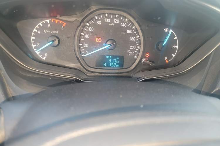 Used Ford Escort 2017 1.5L Manual Comfort Model Odometer Close Up