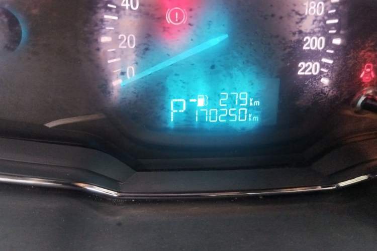 Used Ford Escort 2017 Happiness Edition 1.5L Automatic Fashion Version Odometer Close Up