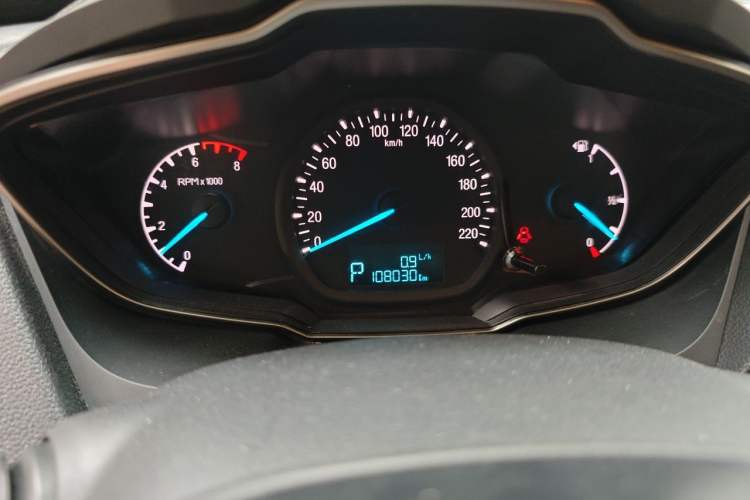 Used Ford Escort 2017 1.5L Automatic Comfort Model Odometer Close Up
