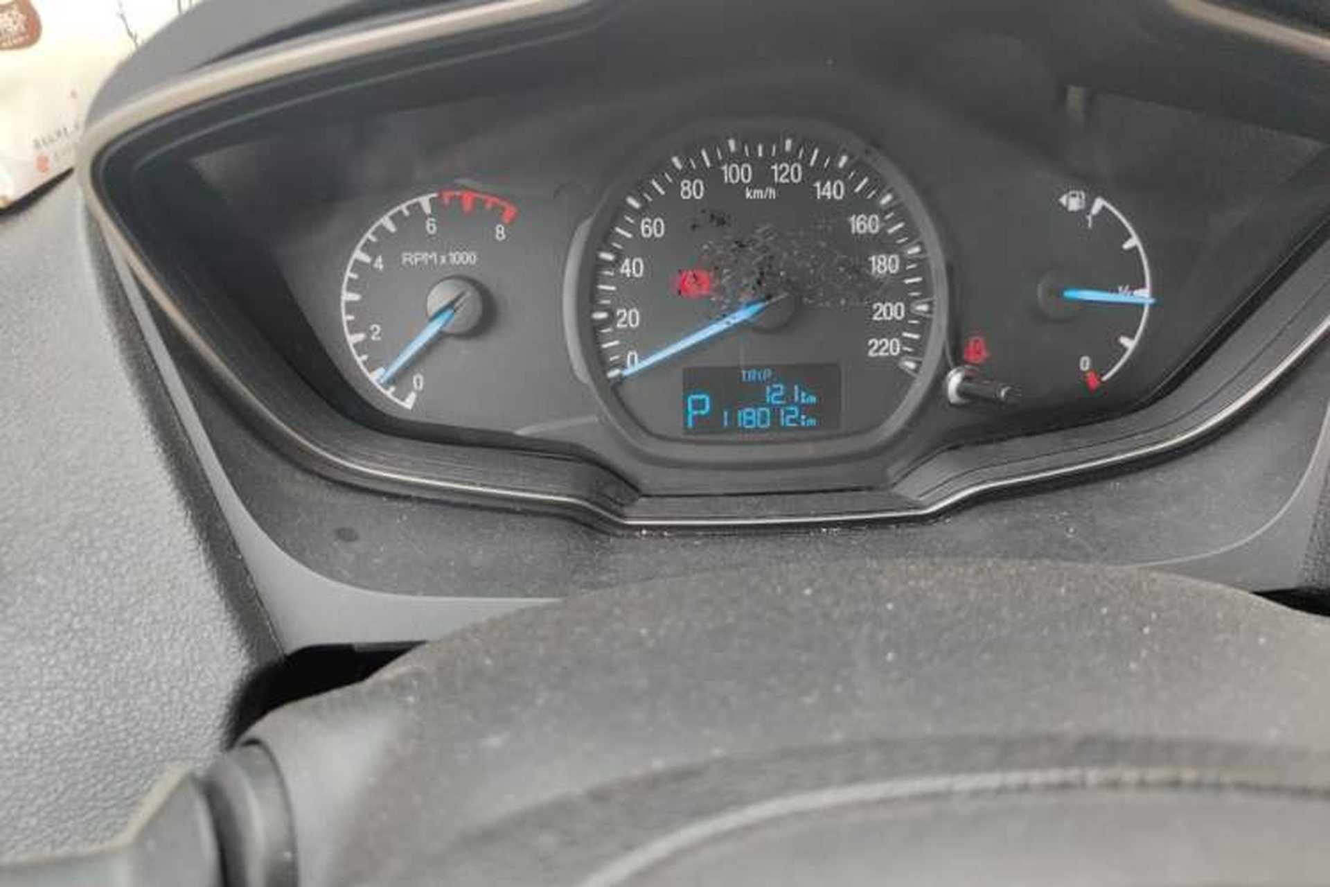 Used Ford Escort 2017 1.5L Automatic Comfort Model Odometer Close Up