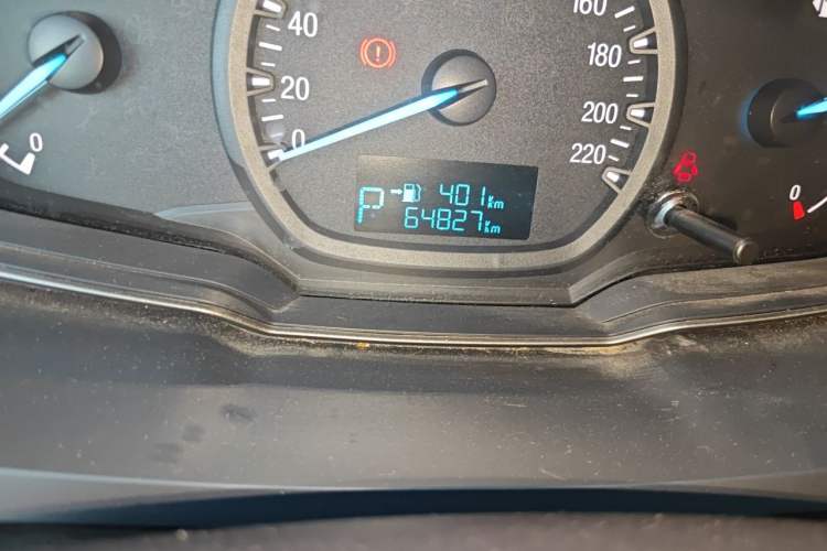 Used Ford Escort 2017 1.5L Automatic Comfort Model Odometer Close Up
