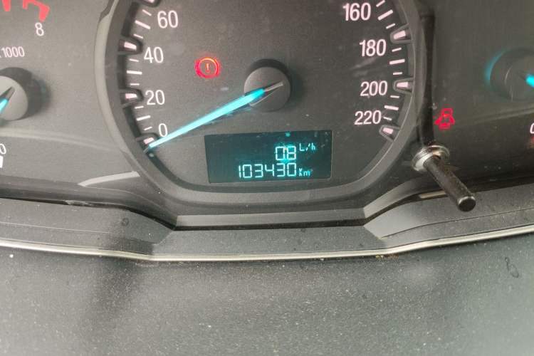 Used Ford Escort 2017 1.5L Manual Comfort Model Odometer Close Up