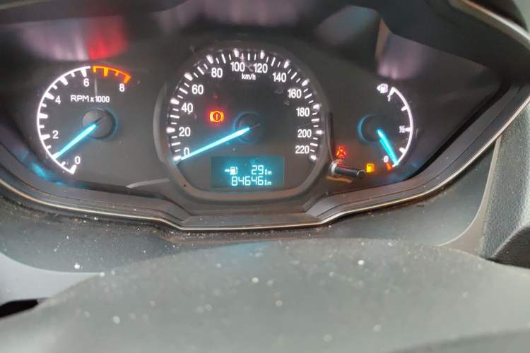 Used Ford Escort 2017 1.5L Manual Comfort Model Odometer Close Up