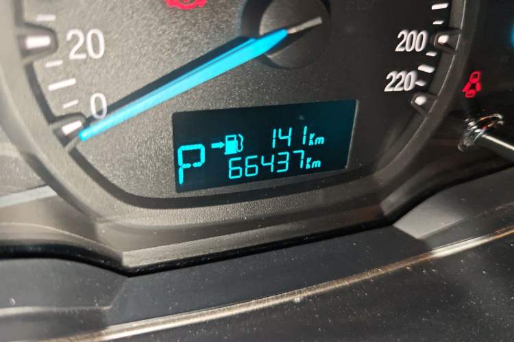 Used Ford Escort 2017 1.5L Automatic Comfort Model Odometer Close Up