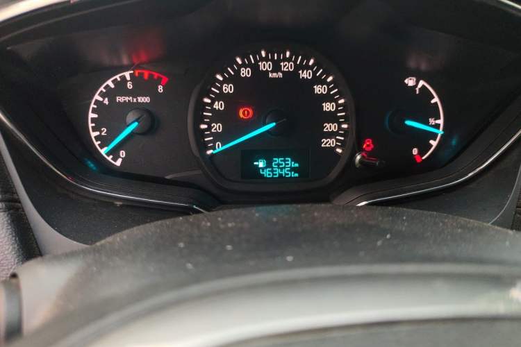 Used Ford Escort 2017 Happy Edition 1.5L Manual Fashion Model Odometer Close Up